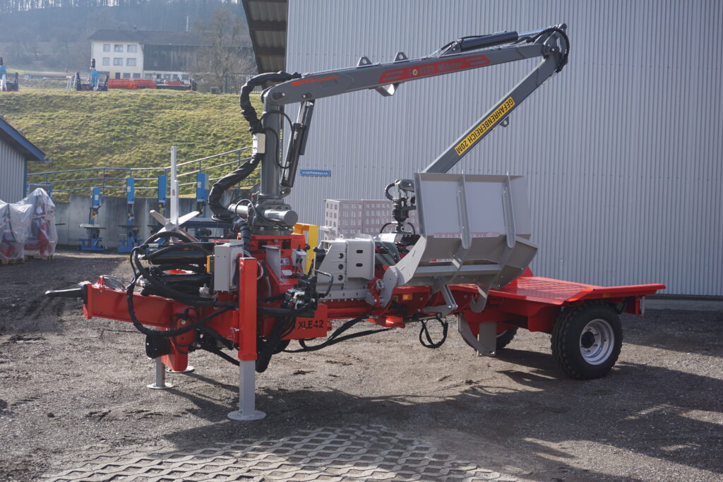 Lancman Holzspalter mit Fahrwerk XLE 42 XTRM 1