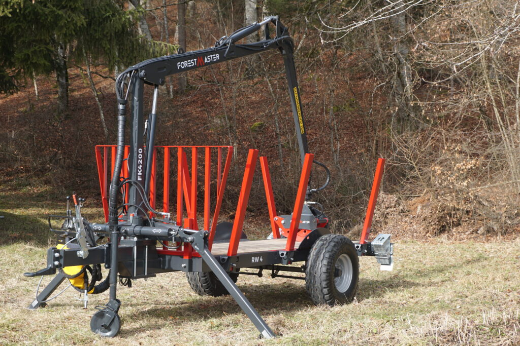 Neue Einachs-Rückeanhänger aus dem Hause RM Forest-Master 5